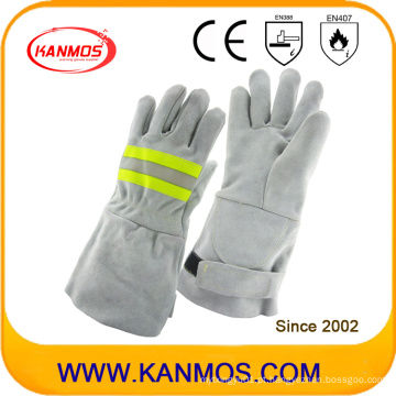 Reflexivo Industrial Safety Cowhide Split Leather Welding Hand Work Gloves (11123)